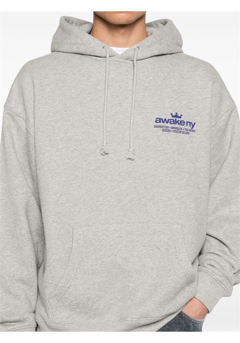 good everywhere pullover hoodie man grey AWAKE NY | AWK-SP26-HD001HE